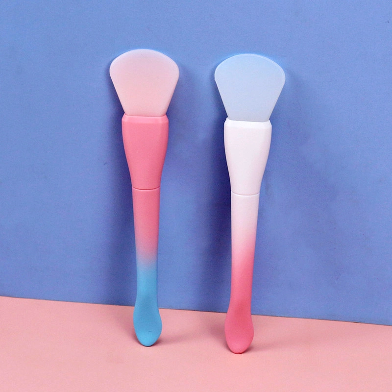 New Double End Foundation Brush Apply Facial Mask Silicone Brush