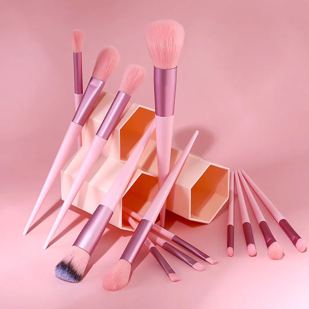 Makeup Brush Complete Set of 13 Travel Brushes Portable Blush Brush