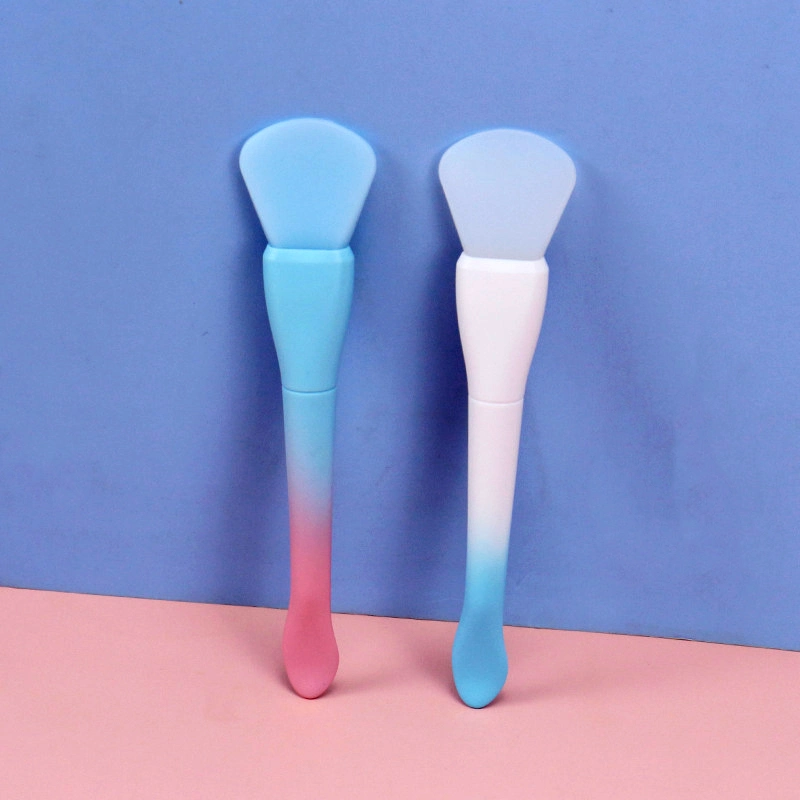 New Double End Foundation Brush Apply Facial Mask Silicone Brush