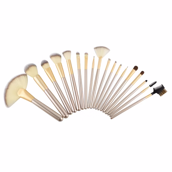 Set di pennelli per trucco da 18 pezzi Pennelli per capelli super morbidi Set di pennelli per trucco di lusso di alta qualità Pennelli per trucco per uso quotidiano Set di pennelli per trucco per il viso